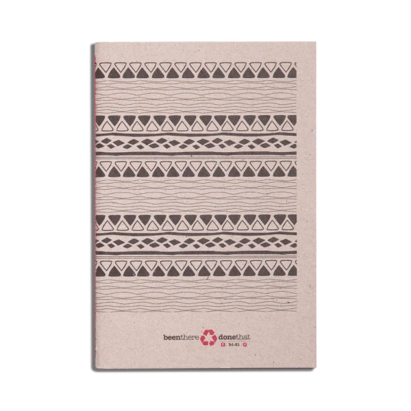 Petit carnet en papier recyclé I Formes géométriques - Image 8