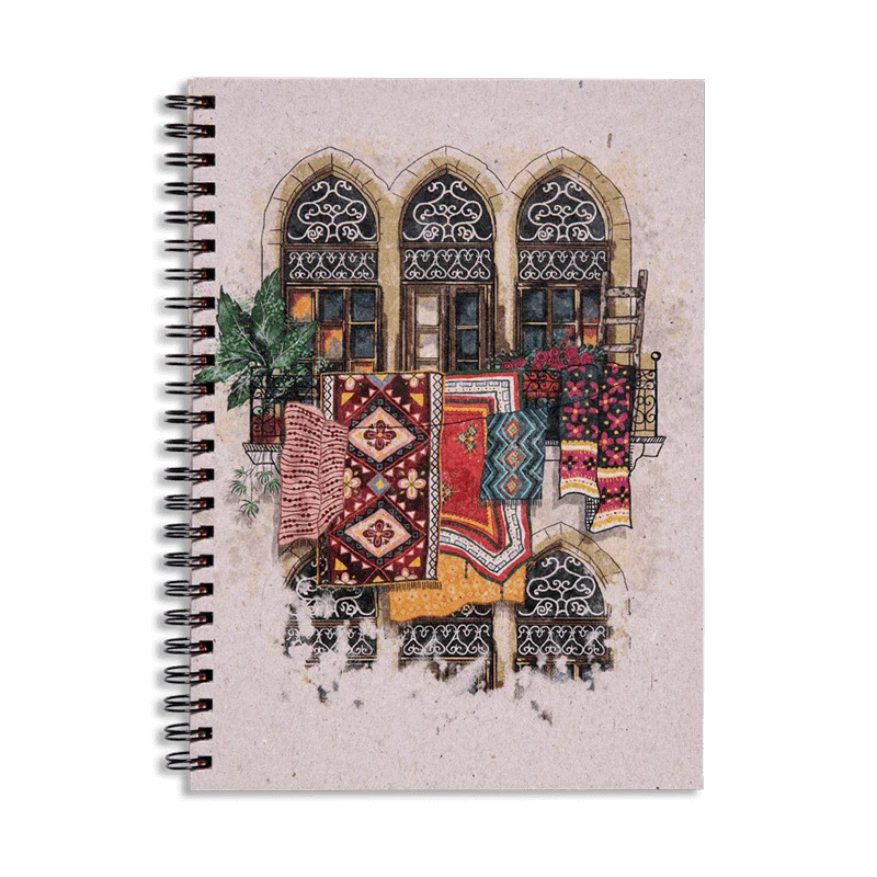 Carnet à spirale en papier recyclé I Plusieurs illustrations - Image 18