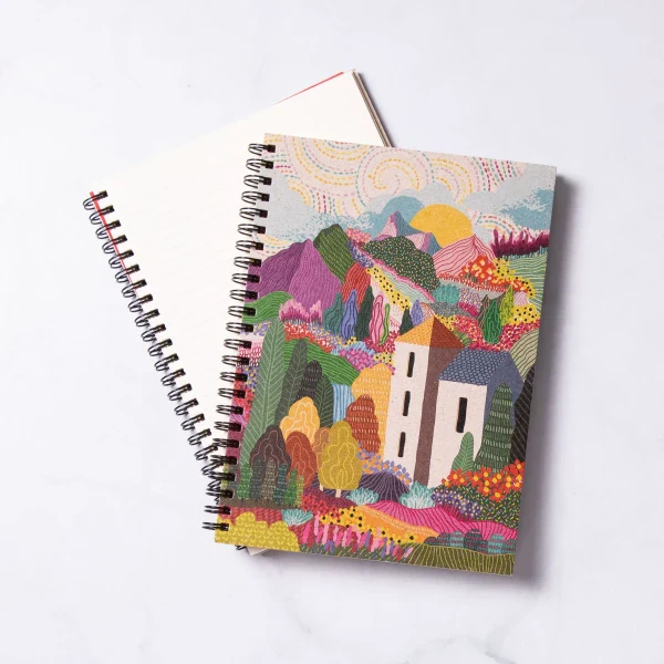 Carnet à spirale en papier recyclé I Plusieurs illustrations - Image 24