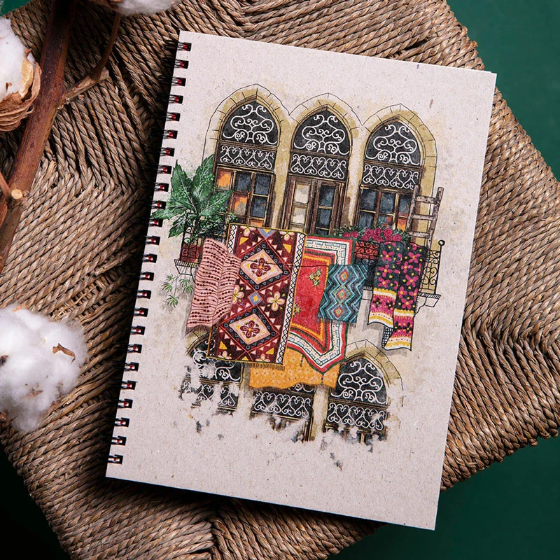 Carnet à spirale en papier recyclé I Plusieurs illustrations - Image 6
