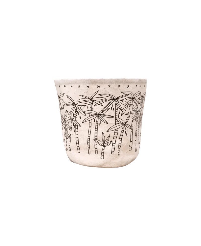Cache-pot en toile brute imperméable - Palms - Image 6