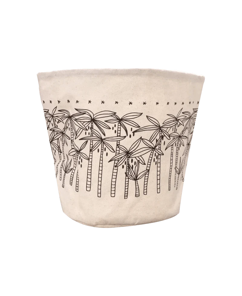 Cache-pot en toile brute imperméable - Palms - Image 7