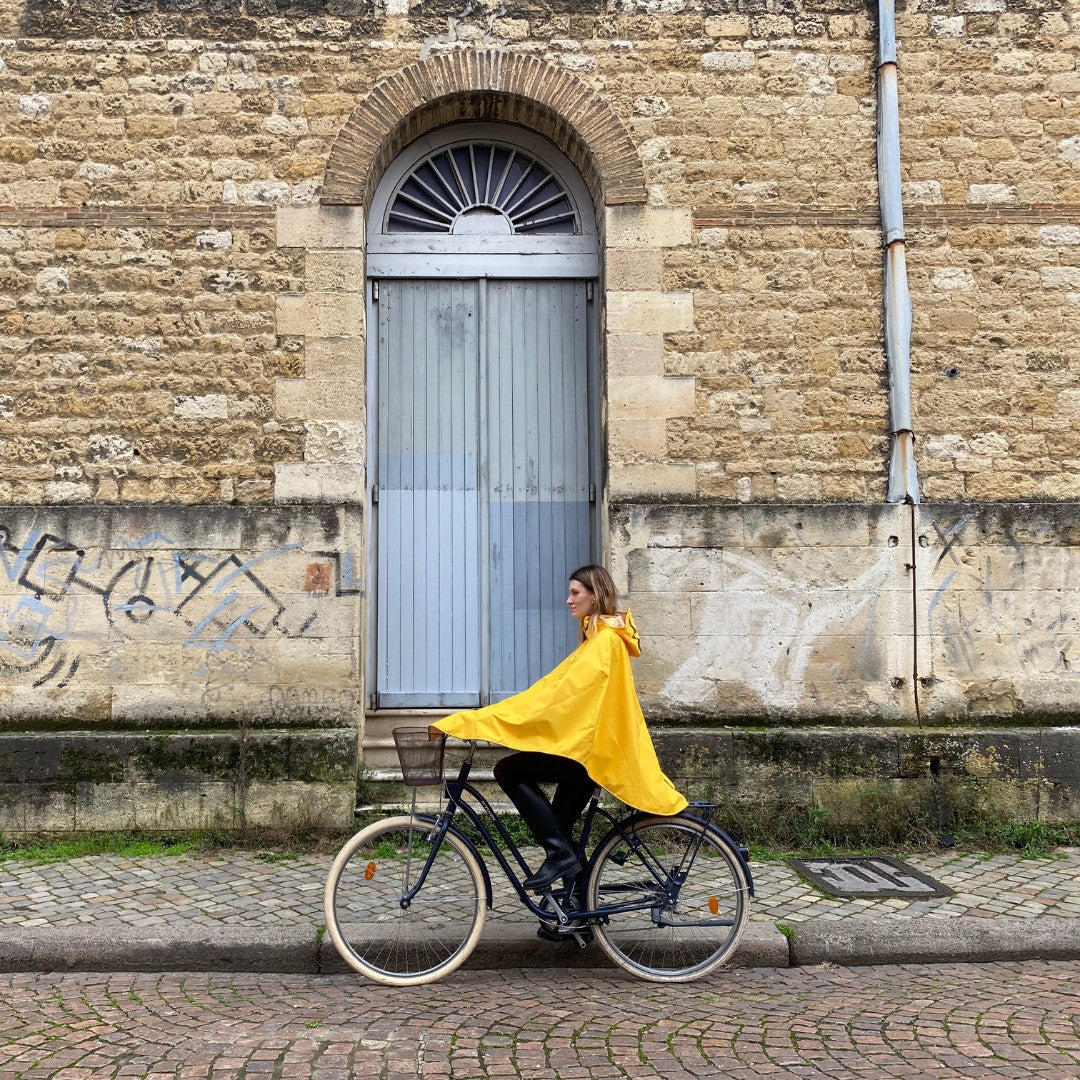 Cape de pluie vélo mixte pour cycliste 100% recyclé - Cap Breton - Image 6