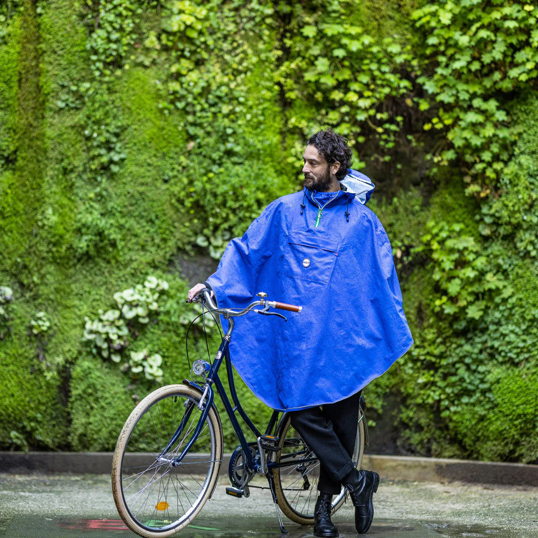 Cape de pluie vélo mixte pour cycliste 100% recyclé - Cap Comorin - Image 4