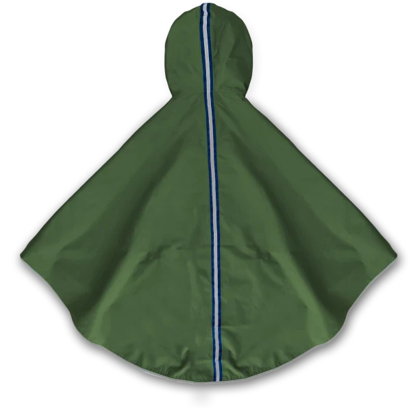 Cape de pluie vélo mixte pour cycliste 100% recyclé - Cap Vert - Image 8