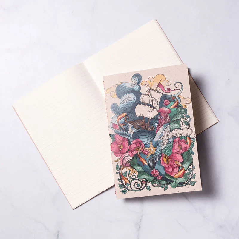 Carnet A5 en papier recyclé I Plusieurs illustrations - Image 11