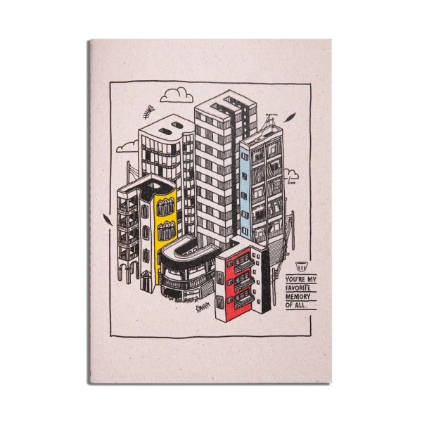 Carnet A5 en papier recyclé I Plusieurs illustrations - Image 17