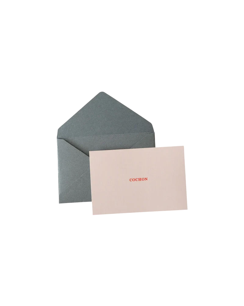 Carte "coquine" - Cochon - Image 3