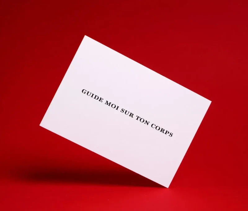 Carte "coquine" - Guide moi sur ton corps - Image 4
