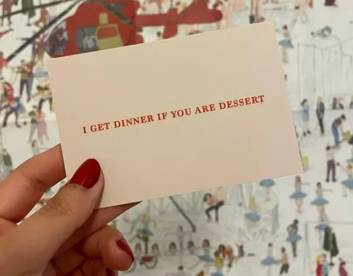 Carte "coquine" - I get dinner if you are dessert - Image 4