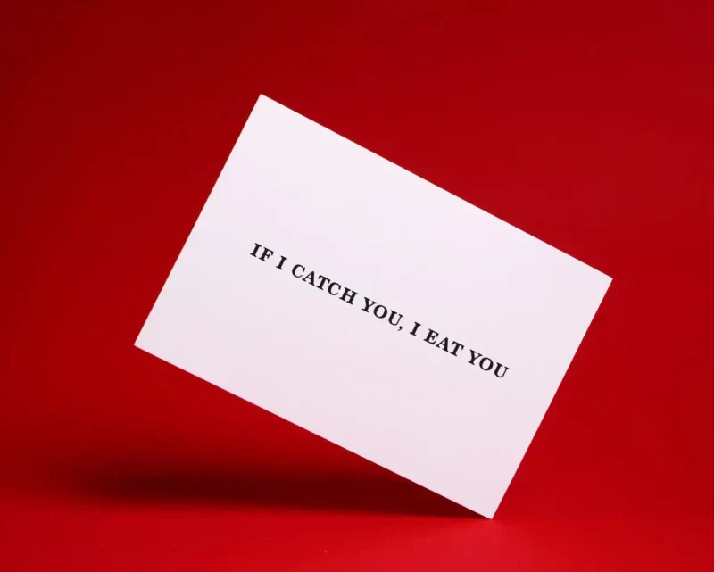 Carte "coquine" - If I catch you I eat you - Image 4