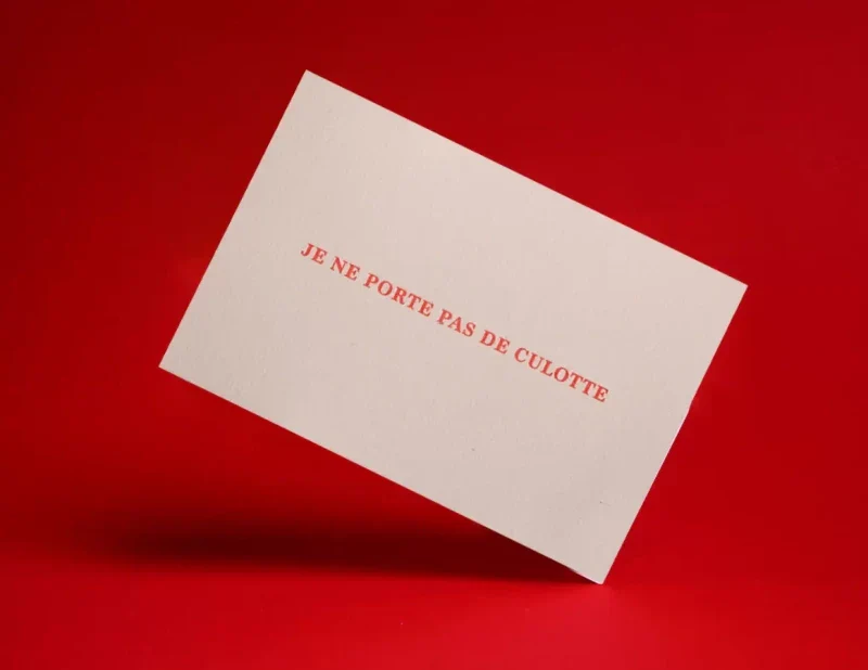 Carte "coquine" - Je ne porte pas de culotte - Image 4