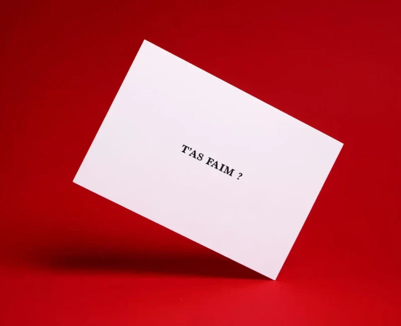 Carte "coquine" - T'as faim ?