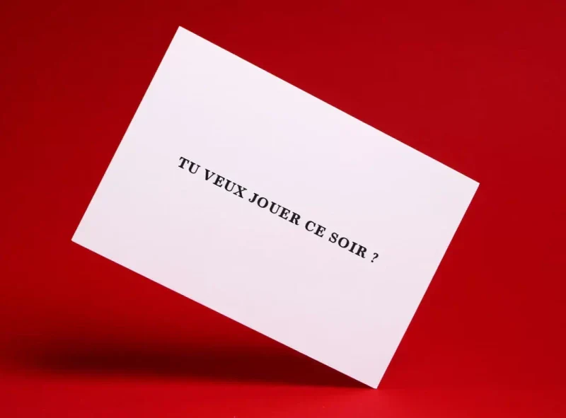 Carte "coquine" - Tu veux jouer ce soir ? - Image 4