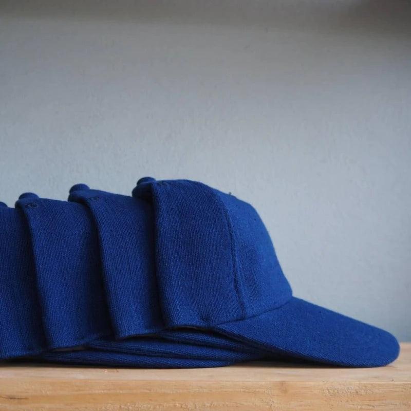 Casquette indigo en coton unisexe - Image 4