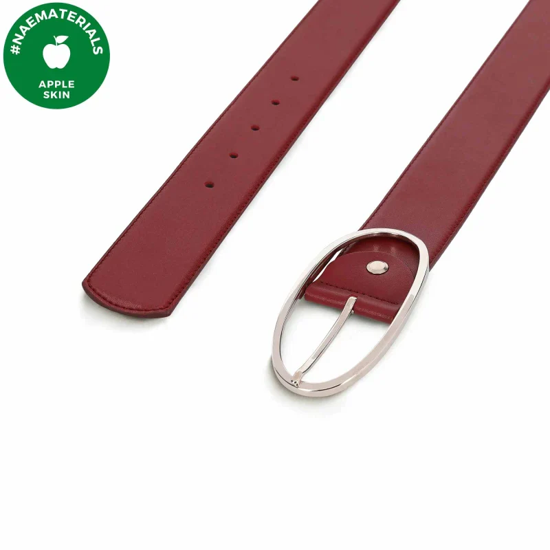 Ceinture en cuir de pomme rouge - Batea - Image 2