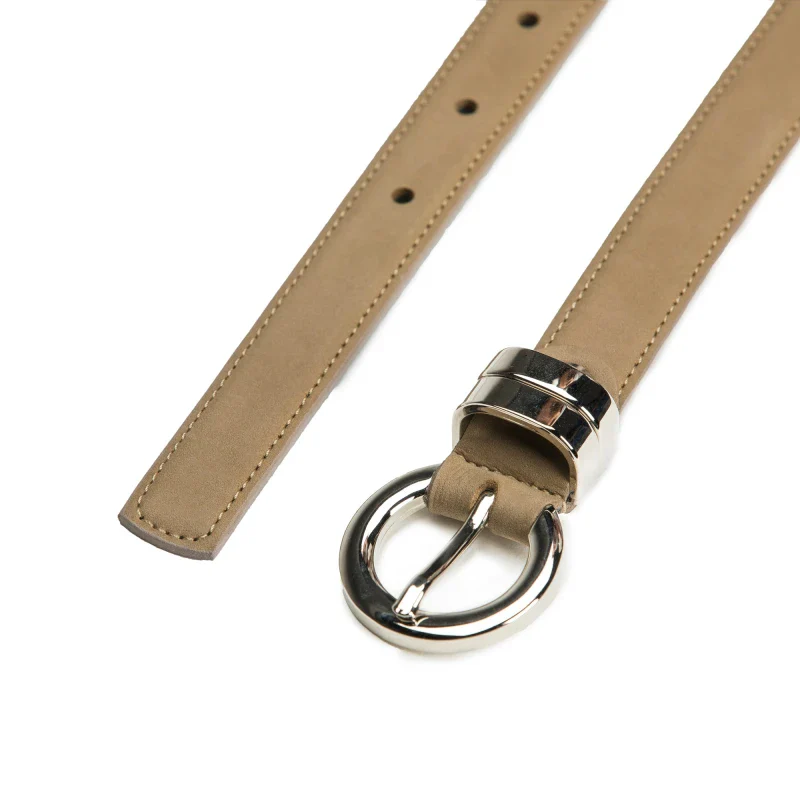 Ceinture en Microfibre Végane marron - Blanes - Image 2