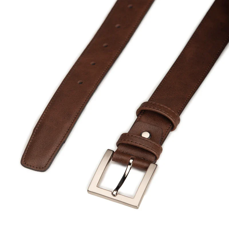 Ceinture en Microfibre Végane marron - Bruc - Image 2