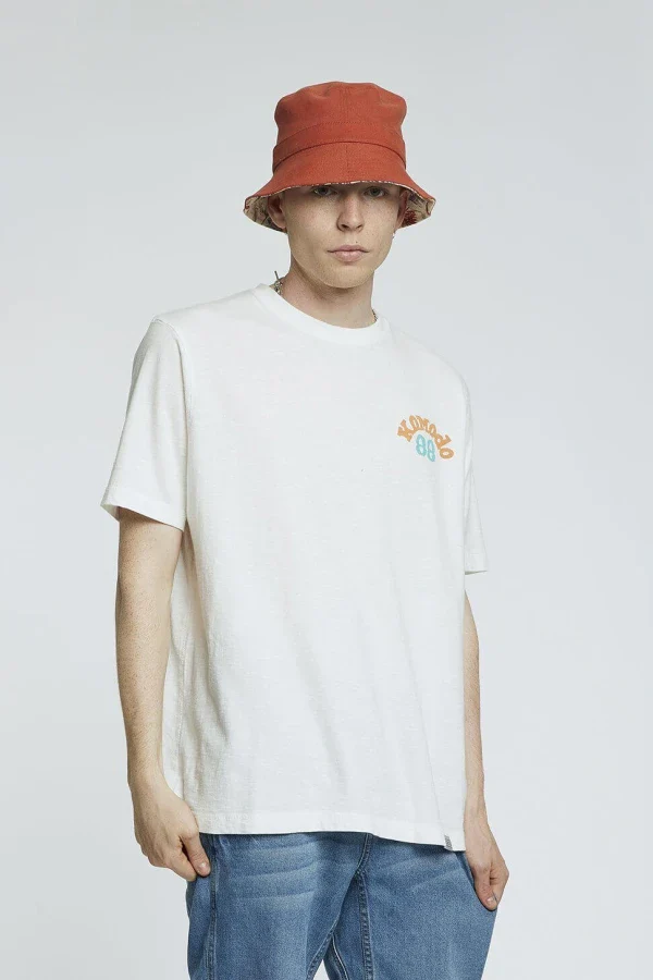 Chapeau réversible en coton bio - Tropic Red - Image 2