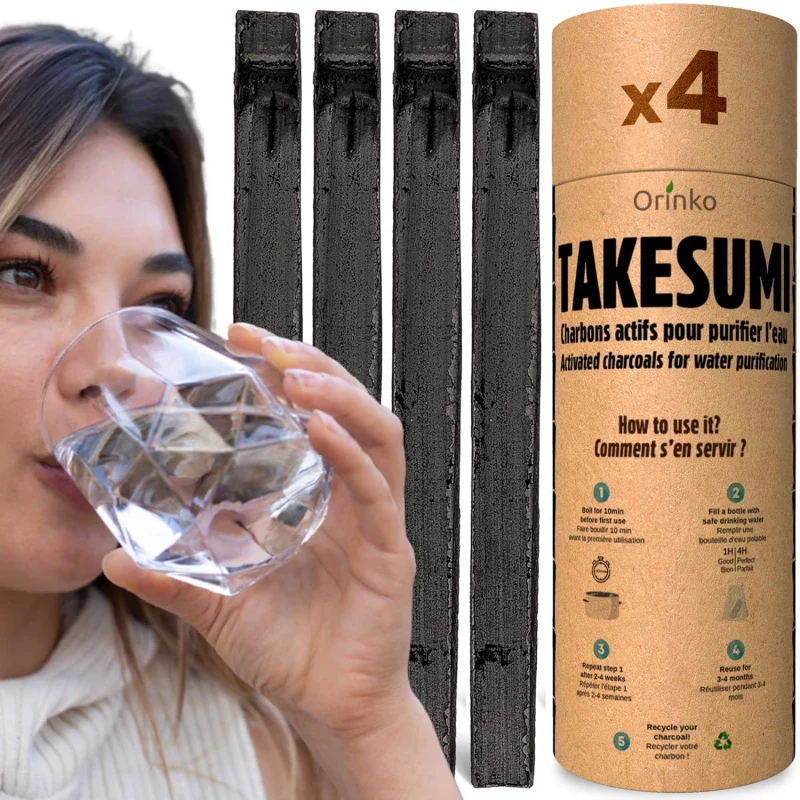 Charbon Actif De Bambou Takesumi - Lot de 4 - Image 7
