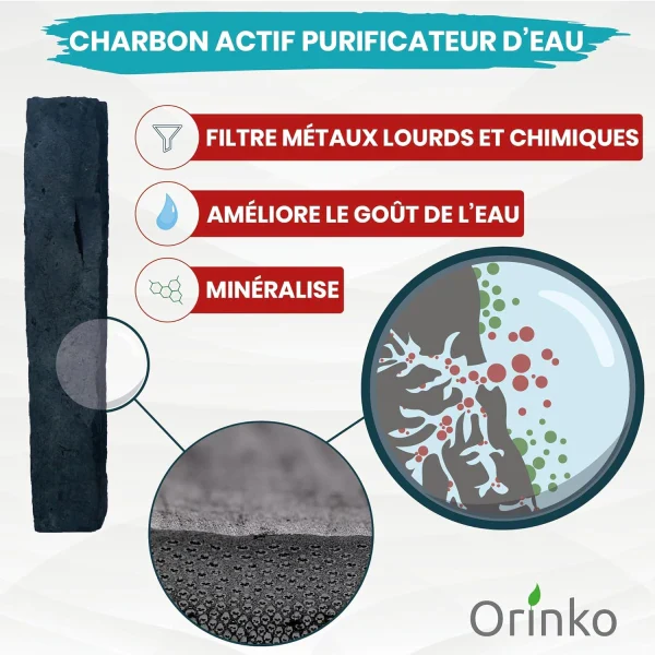 Charbon actif de purification 100% français - Lot de 3 - Image 4