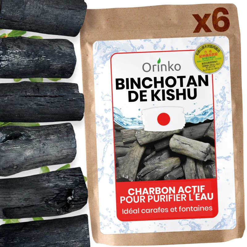 Charbon actif Binchotan Japonais de Kishu  150g - Lot de 6 - Image 11