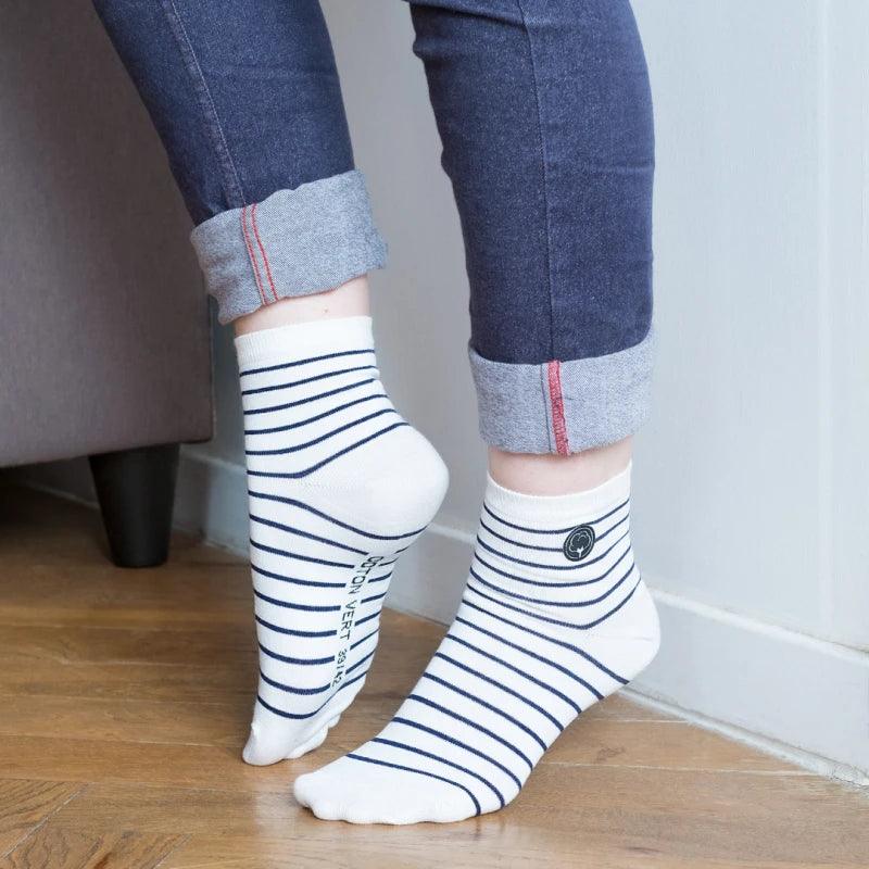 Chaussettes basses en coton bio - Image 5