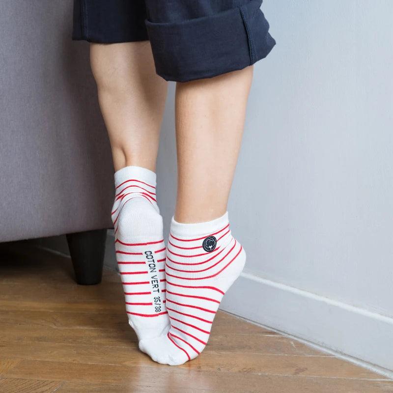 Chaussettes basses en coton bio - Image 6