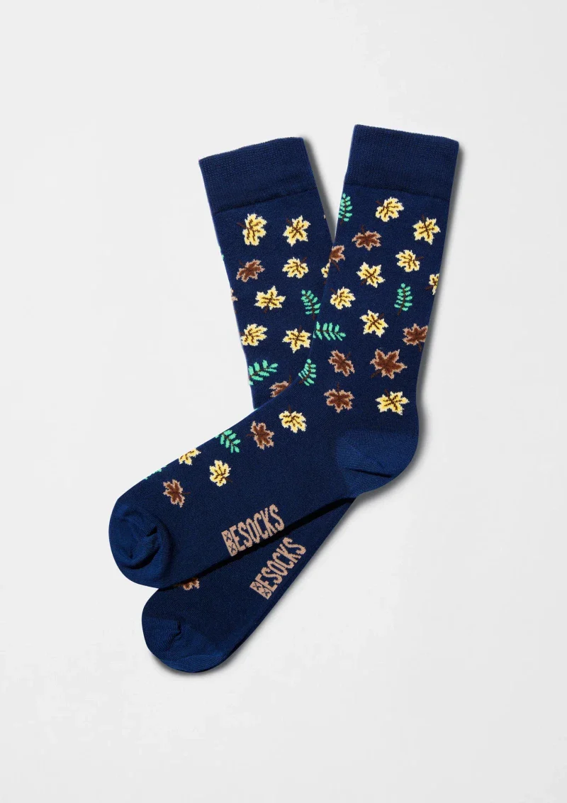 Chaussettes en coton - BeAutumn Bleu