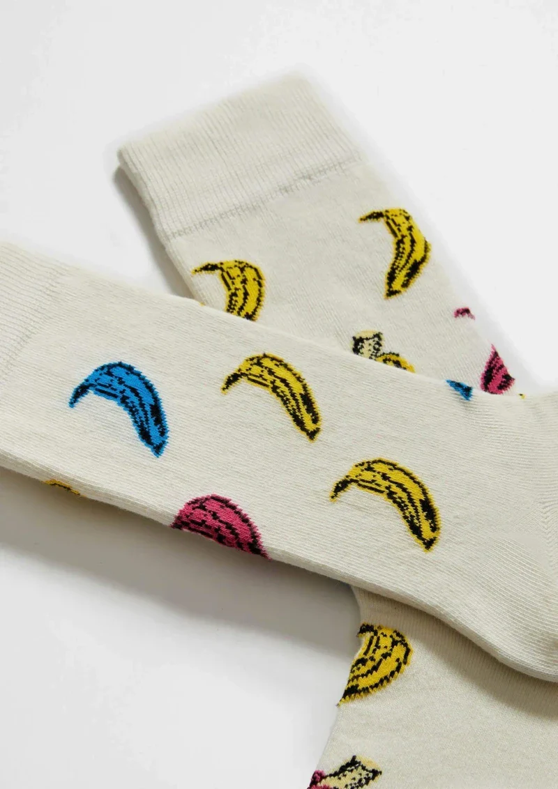 Chaussettes en coton - BeBanana Blanc - Image 2