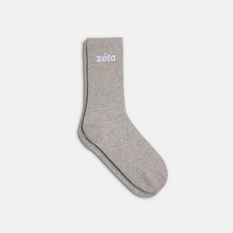 Chaussettes en coton bio grises - Image 2
