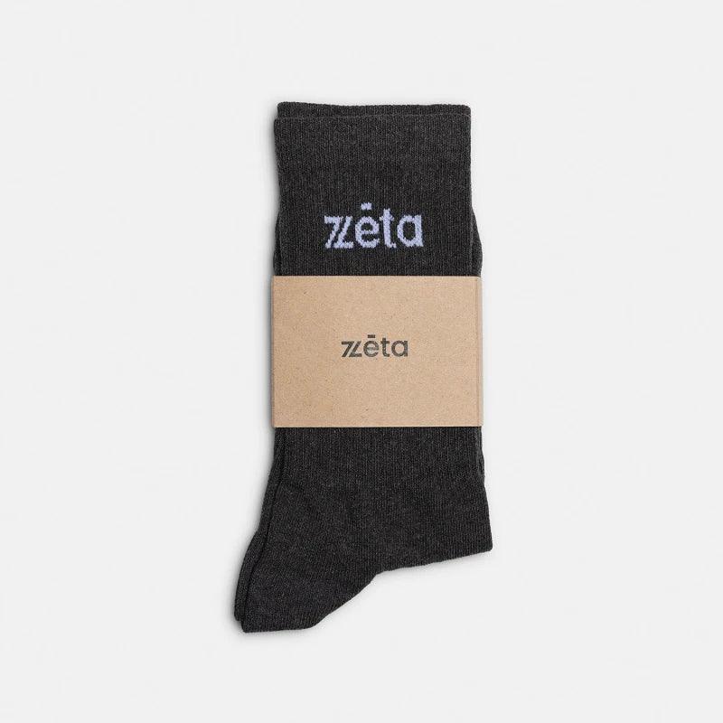 Chaussettes en coton bio noires - Image 3