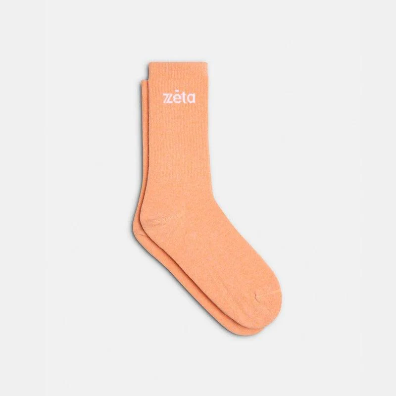 Chaussettes en coton bio oranges - Image 2