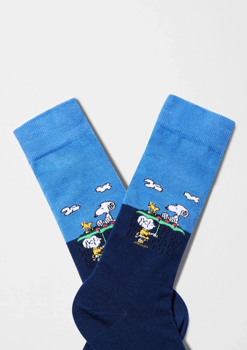 Chaussettes en coton bio Snoopy - Rain - Image 2