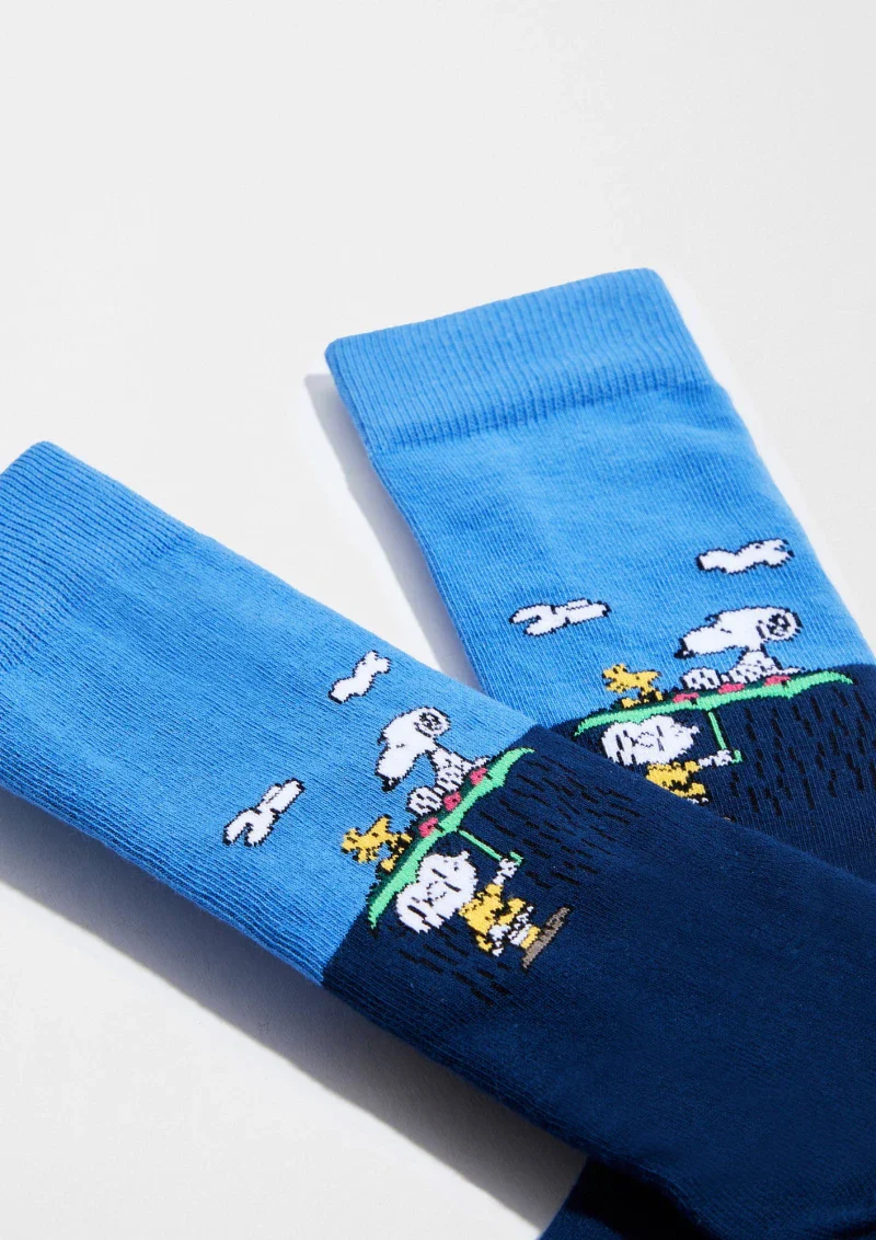 Chaussettes en coton bio Snoopy - Rain - Image 3