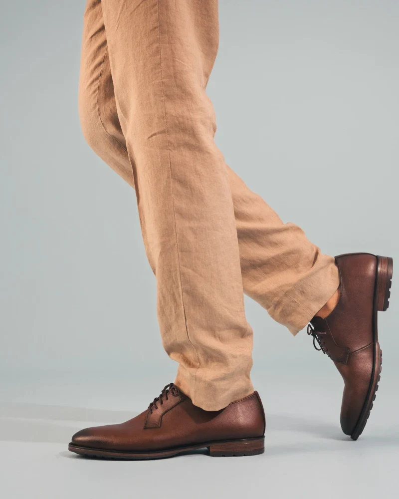 Chaussure Homme en Cuir Vegan - Fait Main, Éco-Responsable - Mikel Brown - Image 2