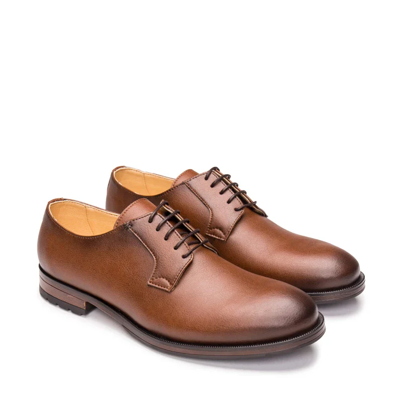 Chaussure Homme en Cuir Vegan - Fait Main, Éco-Responsable - Mikel Brown - Image 4