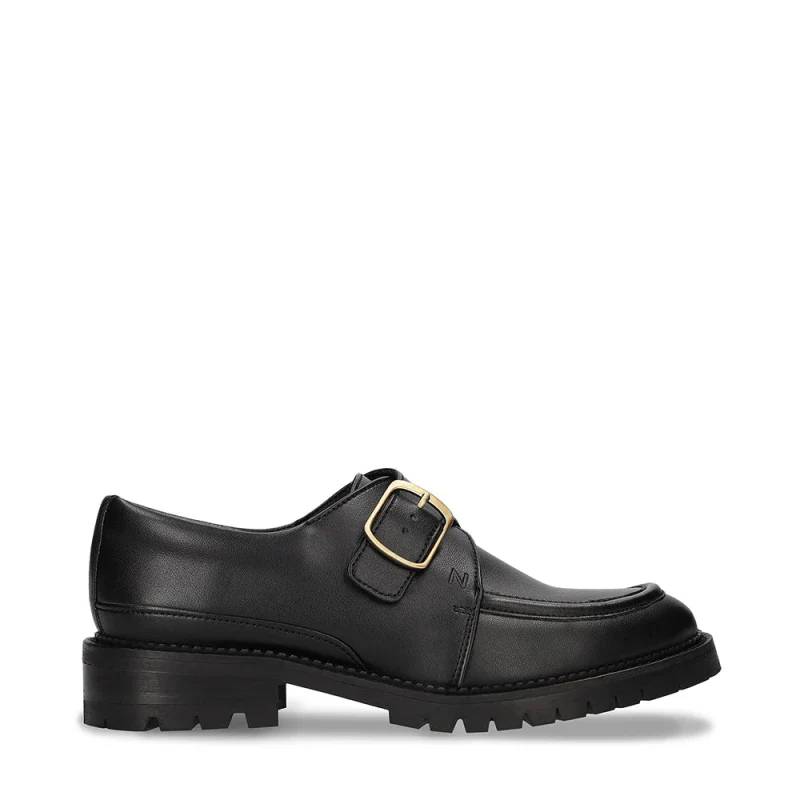 Chaussures Derby Vegan en Cuir de Pomme Noir - Fait Main - RODA - Image 2