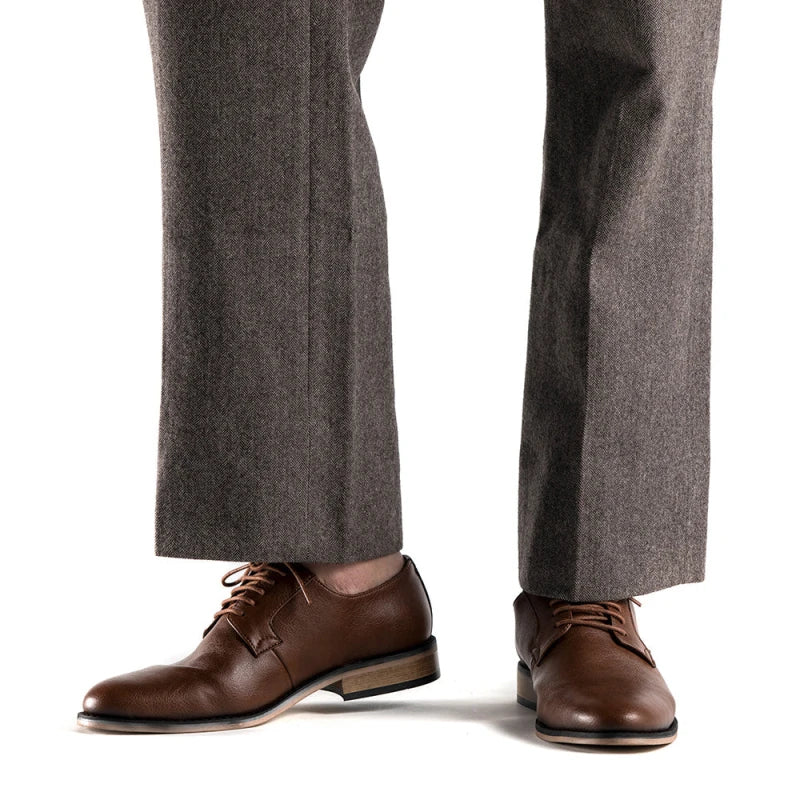 Chaussures en Cuir Vegan marron - JAKE - Image 2