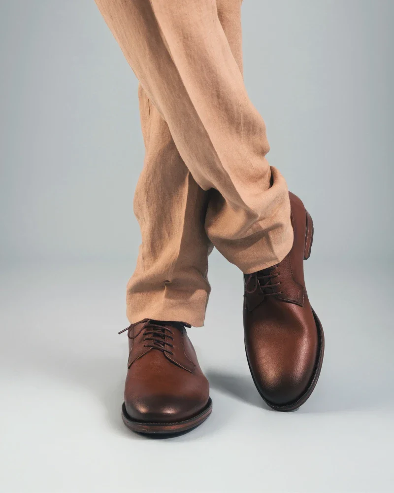 Chaussures en Cuir Vegan marron - JAKE - Image 5