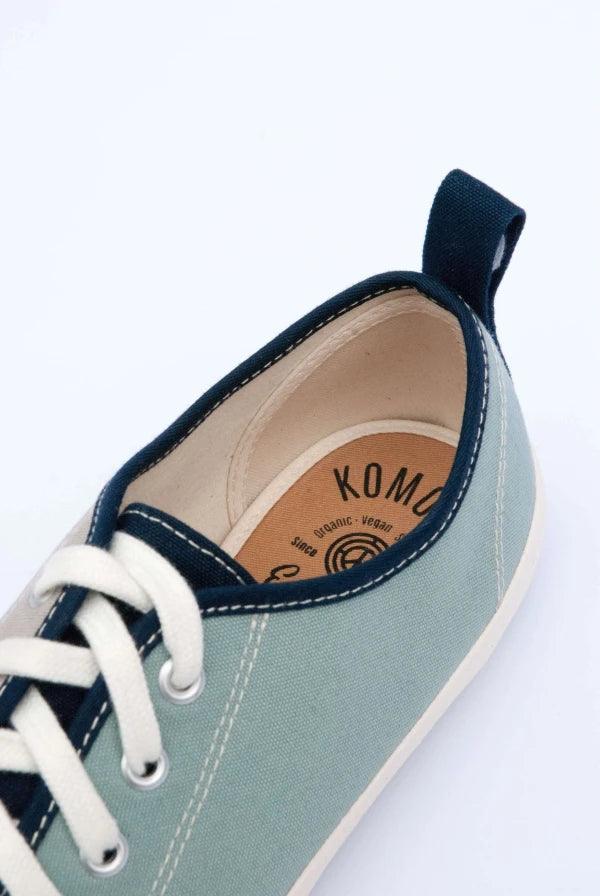 Chaussures vegan pour homme bleues et grises - Eco sneako - Image 2