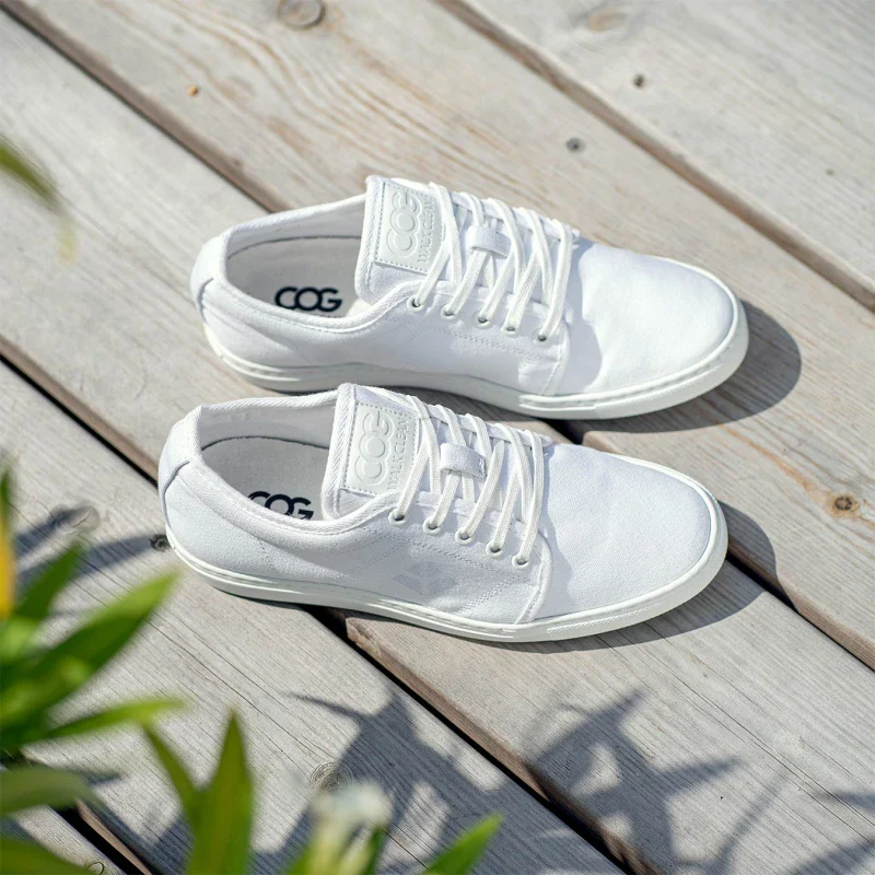 Chaussures véganes Blanches - Gaïa - Image 4