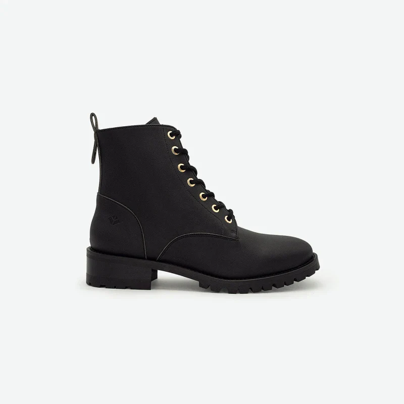 Chaussures véganes noire à base de maïs - Athéna - Image 3