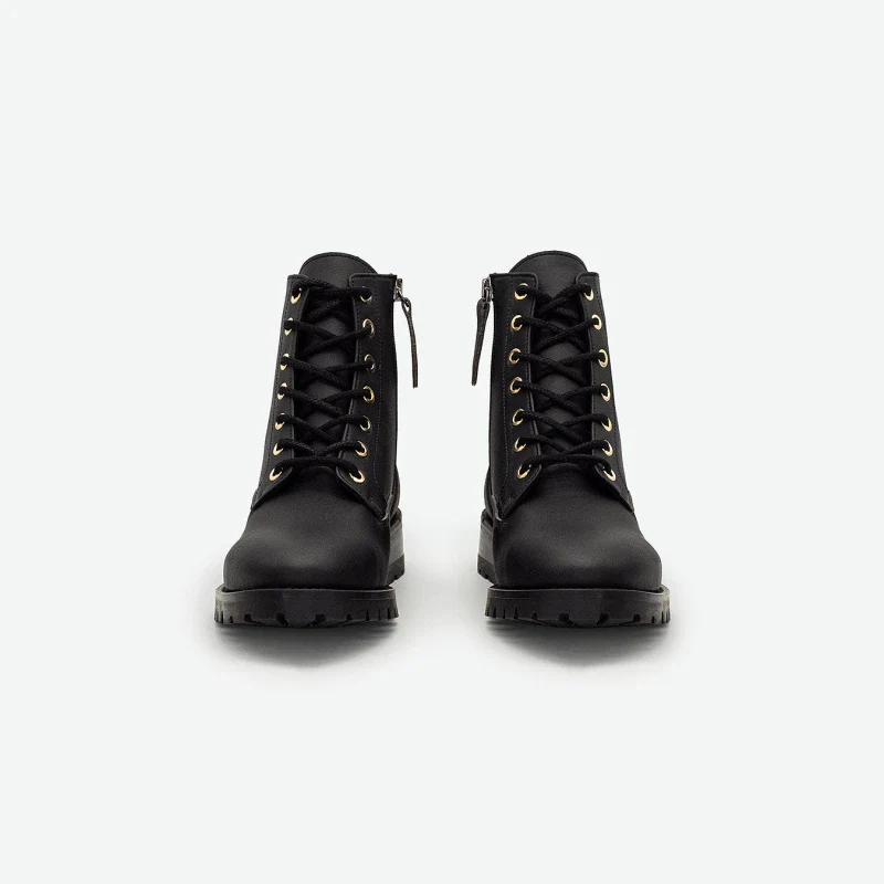Chaussures véganes noire à base de maïs - Athéna - Image 4