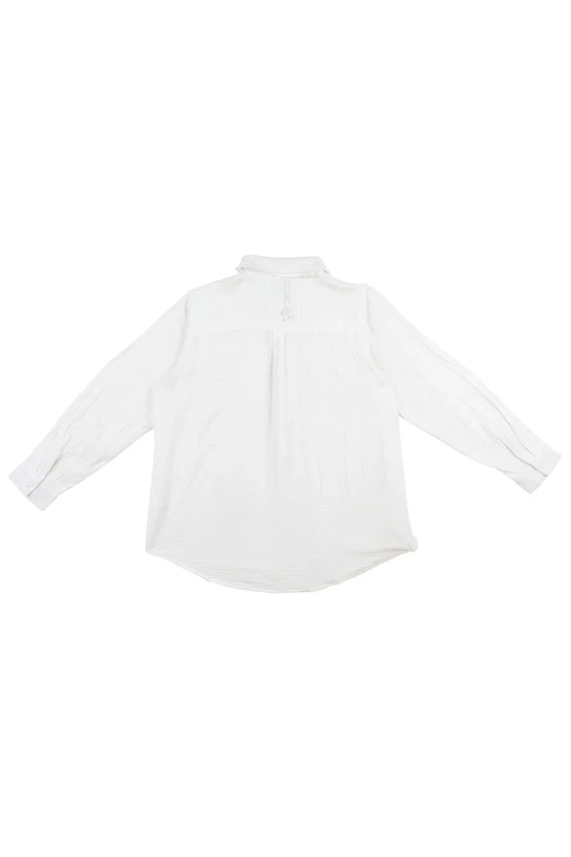 Chemise blanche en coton bio - BIS - Image 11