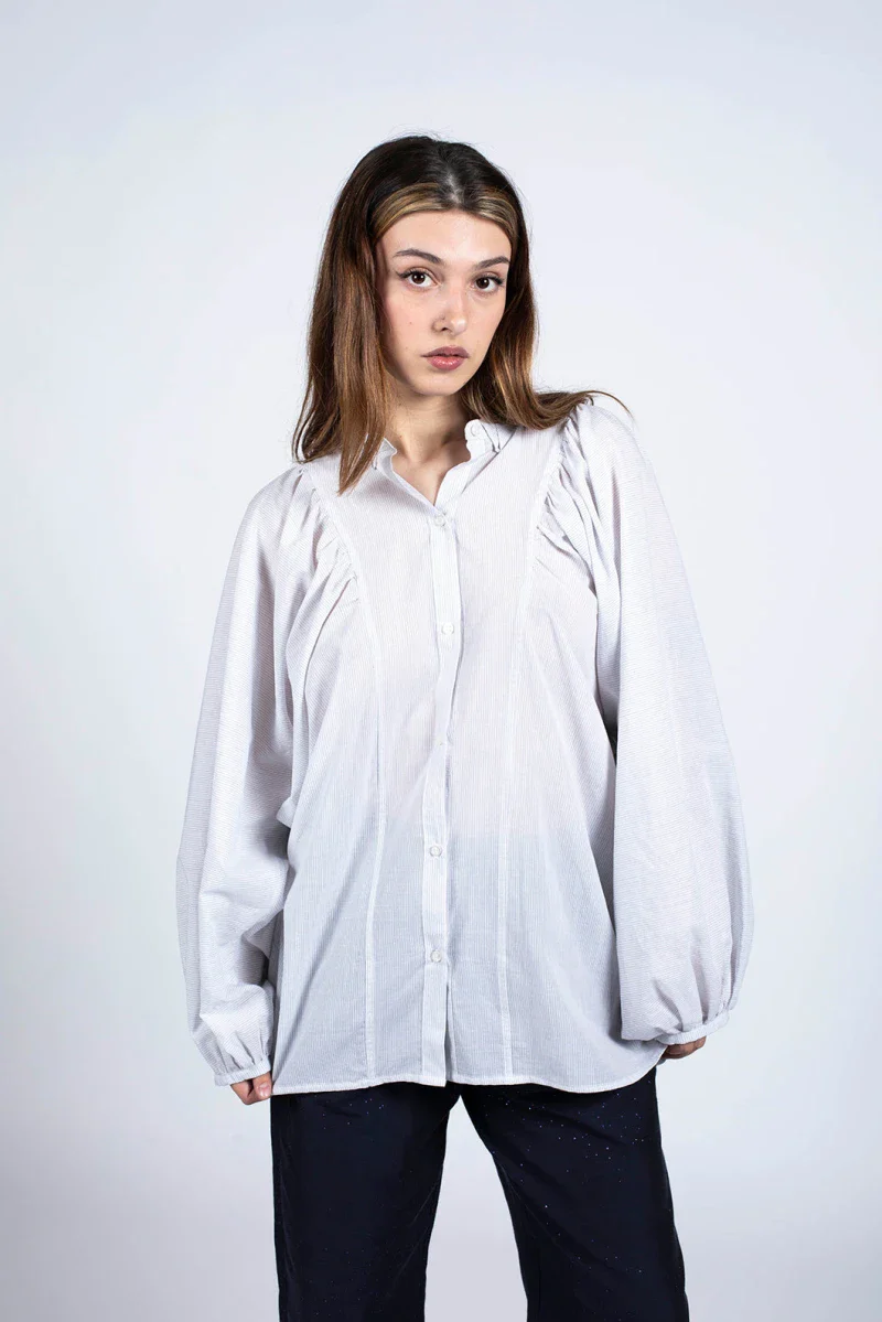 Chemise blanche en coton bio éco-responsable - Image 10