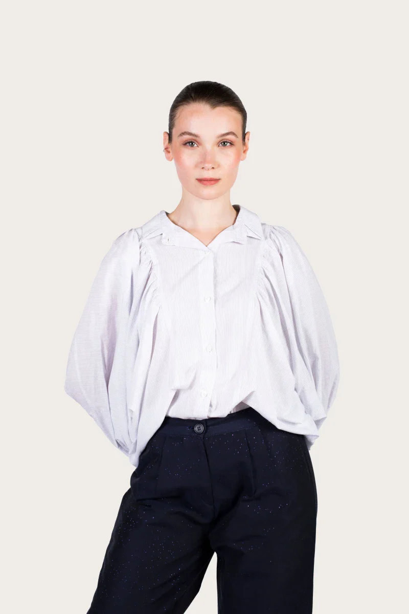 Chemise blanche en coton bio éco-responsable - Image 12