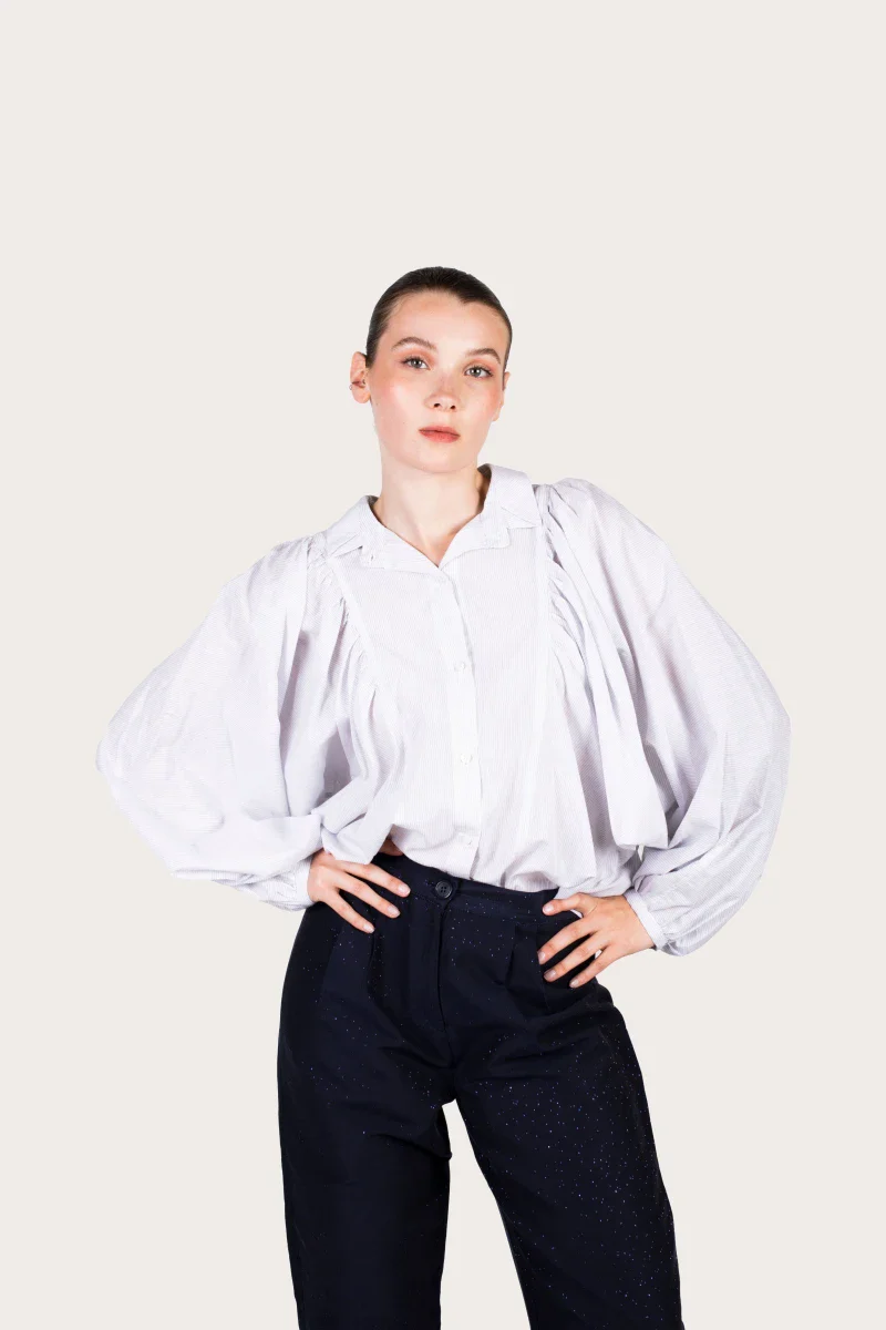 Chemise blanche en coton bio éco-responsable - Image 13