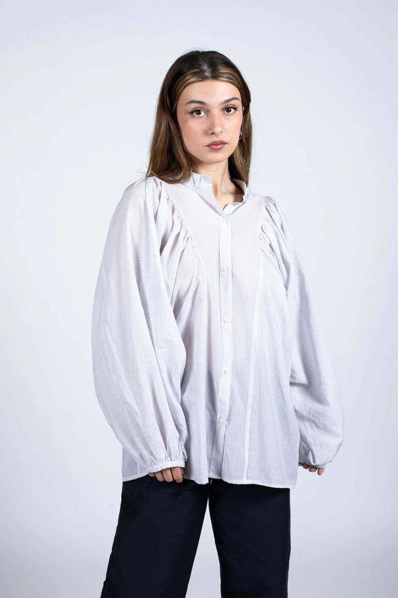 Chemise blanche en coton bio éco-responsable - Image 3