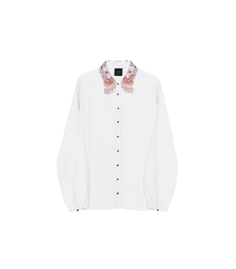 Chemise Brodée en coton biologique - Ami - Image 6